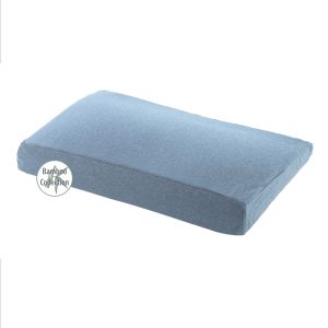 Kid's Pillow incl. cover Design 154 "Melange Blue-grey" Bamboo Collection