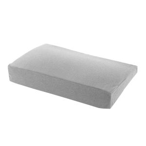The Adults Pillow incl. cover, Design 170 "Melange midgrey" Bamboo Collection