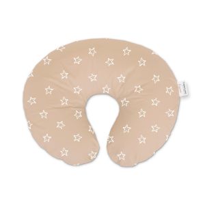 Nursing Pillow Wynnie incl. Cover Design 112 "Stars cappuccino"